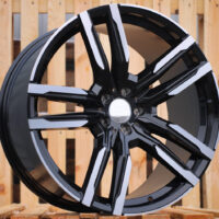 R21x9.5  5X112  ET  37  66.6  FE246  Black Polished (MB)  For BMW  (Z6)  ((AKC 150 Eur) X5/X6)