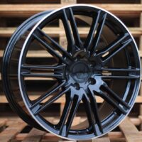 R21x10  5X130  ET  50  71.6  BY476  Black+Polished Lip (BLPL)  For PORCH  (P+Z6)