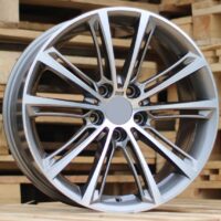 R18x8  5X120  ET  34  72.6  B528  (FE010)  Grey Polished+Powder Coating (MGPC)  For BMW  (K4)