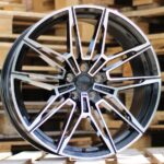 R20x9.5  5X120  ET  38  72.6  I0294  Black Polished (MB)  For BMW  (K7+P1+P2)  (Rear+Front)