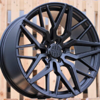 R20x8.5  5X112  ET  25  66.5  A5478  (HX035)  Black Half Matt (BLHM)  For HAXER  (P)  (Rear+Front NEW CAP)