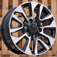 R20x8.5  6X139.7  ET  25  106.1  B1743  Black Polished (MB)  For TOYOT  (Z1)  (4x4 for TOYOTA)
