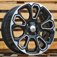 R17x7  4X108  ET  37.5  65.1  B1136  Black Polished (MB)  For FORD  (L6)