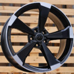 R17x7.5  5X100  ET  40  57.1  XE351  (BY1491/AU303)  Black Polished (MB)  For AUD  (P+P2+Z2)