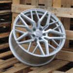 R20x10  5X112  ET  38  66.5  A5478  (HX035)  Polished Silver+Powder Coating (MSPC)  For HAXER  (K4)  (Rear+Front)