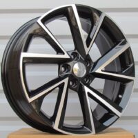 R17x7  5X100  ET  40  57.1  FE181  (BK5804)  Black Polished (MB)  For SKODA  (R)