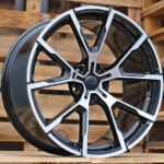 R17x7.5  5X112  ET  27  66.6  B5601  (D1740)  Black Polished (MB)  For BMW  (Z1)