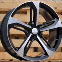 R22x9  5X112  ET  30  66.5  A513  (FR5191)  Black Polished+Powder Coating (MBPC)  For AUD  (P1)