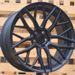 R21x10.5  5X112  ET  38  66.6  HX038  Black Half Matt (BLHM)  For HAXER  (P2)  (Rear+Front)