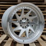 R18x9.5  5X120  ET  25  74.1  XFA39  Machined Silver (MS)  For RACIN  ((AKC 90 Eur)REAR+FRONT)