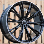 R22x9.5  5X112  ET  31  66.5  H5060  (IN1111/TS533)  Black+Polished Lip (BLPL)  For AUD  (K8)  (ABT Style)