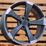 R17x7.5  5X112  ET  40  66.5  XE351  (BY1491)  Grey Polished Half Matt (MGHM)  For AUD  (Z3)