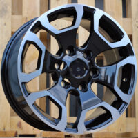 R17x7.5  6X139.7  ET  25  106.1  A6216  (BYD1841)  Black Polished (MB)  For TOYOT  (Z1)  (4x4)
