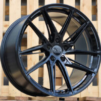 R21x10.5  5X112  ET  42  66.5  HX08F  (23140)  Black (BL)  For HAXER  (P)  (HYBRID FORGED (Front+Rear))