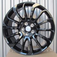 R22x9.5  5X120  ET  45  72.6  BY959  (H702F)  Black (BL)  For LAND  (K7)  (HYBRID FORGED)