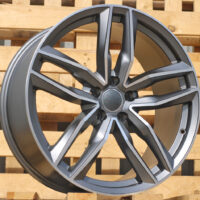 R20x9  5X112  ET  33  66.5  BK690  (IN5228)  Grey Polished Half Matt (MGHM)  For AUD  (K7)