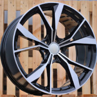 R20x8  5X112  ET  41  57.1  B5808  (IN5595)  Black Polished (MB)  For VW  (K8)