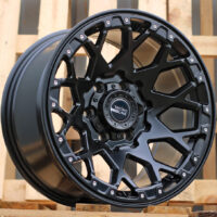 R17x9  6X139.7  ET  M6  87.1  B1108  Black Half Matt (BLHM)  For 4X4  (R)