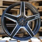R18x8  10X105/114  ET  35  67.1  A5274  Black Polished Half Matt (MBHM)  For RACIN  (K7)  ((AKC 85 Eur))
