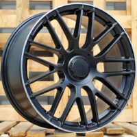 R19x9  5X112  ET  52  66.6  B1268  Black Half Matt+Polished Lip (BLHMPL)  For MER  (Z3+Z2)  (Rear+Front)