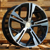 R17x7  4X108  ET  25  65.1  Y1206  Black Polished (MB)  For PEUG  (K2)
