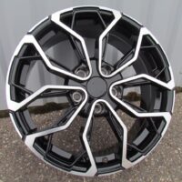 R17x7  4X100  ET  44  60.1  XF260  (BK1058)  Black Polished (MB)  For RENAU  (R+L1)