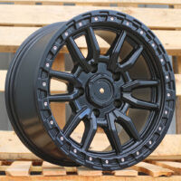 R17x8.5  5X139.7  ET  0  110.1  B1823  Black Half Matt (BLHM)  For 4X4  (Z4)