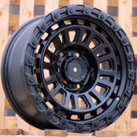 R17x8  6X139.7  ET  0  110.1  YS182  Black Half Matt (BLHM)  For 4X4  (D4+K4)  (HYBRID FORGED)