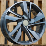 R15x6  4X100  ET  46  54.1  BK813  Grey Polished (MG)  For HYUND  (R)