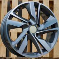R15x6  4X100  ET  46  54.1  BK813  Grey Polished (MG)  For HYUND  (R)