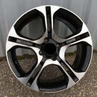 R15x6.5  4X100  ET  40  60.1  BK875  Black Polished+Powder Coating (MBPC)  For RENAU  (D3+P)