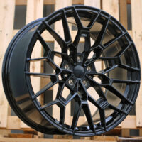 R20x9.5  5X112  ET  37  66.6  I0384  (FBX251)  Black (BL)  For BMW  (K7)  (HYBRID FORGED Rear+Front)