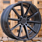 R19x9.5  5X120  ET  38  72.6  QC1122  Black Half Matt (BLHM)  For RACIN  (N)  ((AKC 70 Eur))