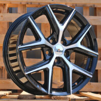 R18x7.5  5X114.3  ET  45  73.1  B1344  Black Polished (MB)  For RACIN  (Z1)