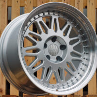 R18x9  5X120  ET  22  74.1  HX028  Silver+Polished Lip (SP)  For HAXER  (N2)  ())