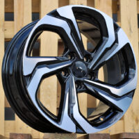 R17x7.5  5X114.3  ET  45  73.1  D2019  Black Polished (MB)  For RACIN  (Z2+Z6)