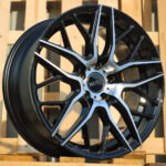 R18x8  5X112  ET  45  66.6  HX038  (B5426)  Black Polished (MB)  For HAXER  (K4)