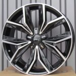 R19x8  5X112  ET  43  57.1  B1269  Black Polished (MB)  For VW  (Z2)