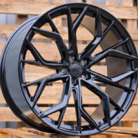 R22x9  5X112  ET  30  66.5  HX041  Black (BL)  For HAXER  (P1+K7+Z5)  (Rear+Front)