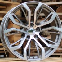 R20x10  5X120  ET  40  74.1  5040  (FR528)  Grey Polished (MG)  For BMW  (P)  (Rear+Front)