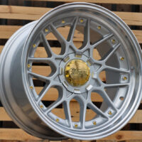 R18x9  10X120/112  ET  20  74.1  HX025  (HX025)  Silver+Polished Lip (SP)  For HAXER  (Z1)  (Rear+Front)