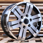 R16x7  5X130  ET  55  89.1  BK562  Black Polished (MB)  For MER  (P2+K4+K2)  ((max 1400kg))