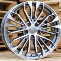 R19x8.5  5X112  ET  43  66.5  B1096  (FE164)  Grey Polished+Powder Coating (MGPC)  For AUD