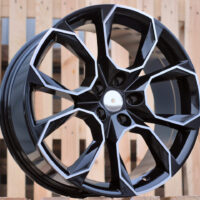 R19x8.5  5X112  ET  40  57.1  SK516  (BYD1310)  Black Polished (MB)  For SKODA  (Z6)