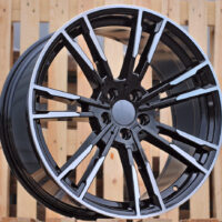 R20x10  5X120  ET  38  72.6  A7065  Black Polished (MB)  For BMW  (P)  ((AKC 100 Eur))