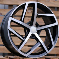 R18x7.5  5X112  ET  51  57.1  XE442  Black Polished (MB)  For VW  (K4)  ((AKC 85 Eur))