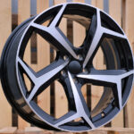R14x6  5X100  ET  35  57.1  B5340  Black Polished (MB)  For VW  (R+D1)