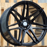 R22x12  5X120  ET  35  74.1  A6114  Black (BL)  For BMW  (P)  (Rear+Front)