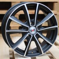 R15x6  5X110  ET  39  73.1  M15  Black Polished Matt (MBM)  For RACIN  (K7)  ((AKC 55 Eur))