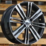 R15x6  4X100  ET  48  54.1  B5834  Black Polished (MB)  For KIA  (D1+P)